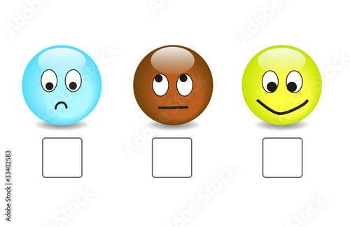 satisfaction questionnaire with emoticons