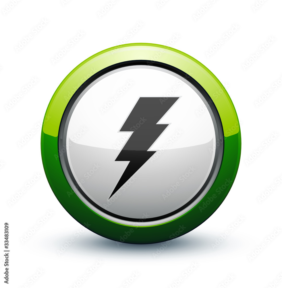 icône éclair électricité