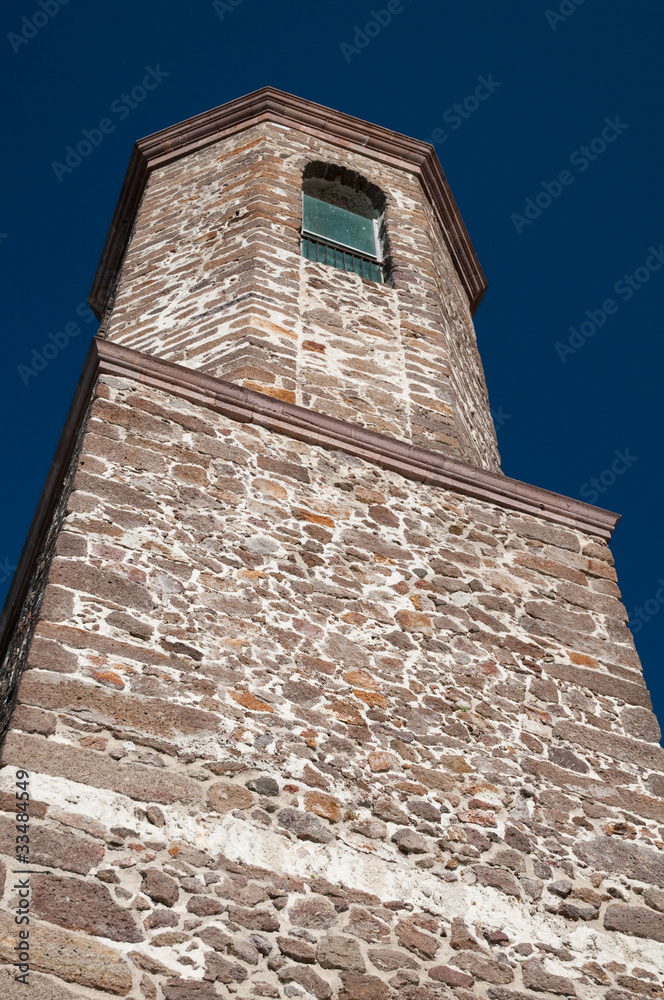 Sardinia, Italy: Castelsardo, bell tower of the old town
