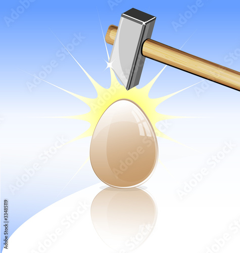 egg and hammer
