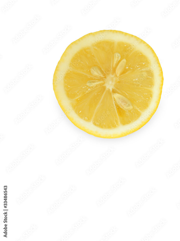 lemon slice yellow