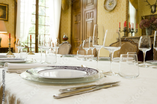 Gedeckter Tisch