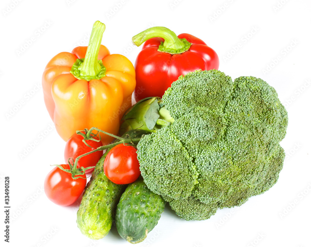 pepper, broccoli, tomato, cherry, cucumber pepper, broccoli, tomato, cherry, cucumber