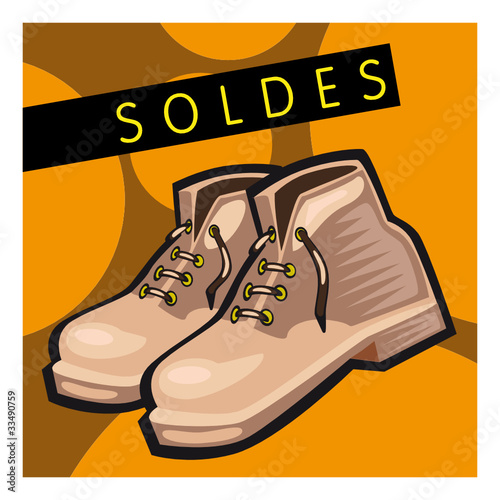 Chaussures, soldes, promotions, commerce, vente, remise