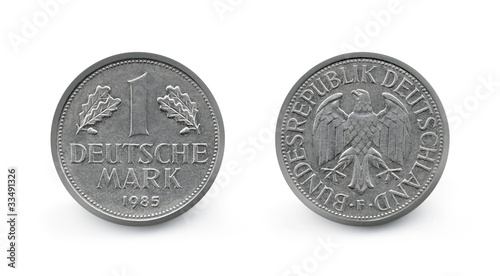 Geldserie: 1 deutsche Mark photo