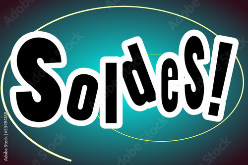 Soldes bleu nuit