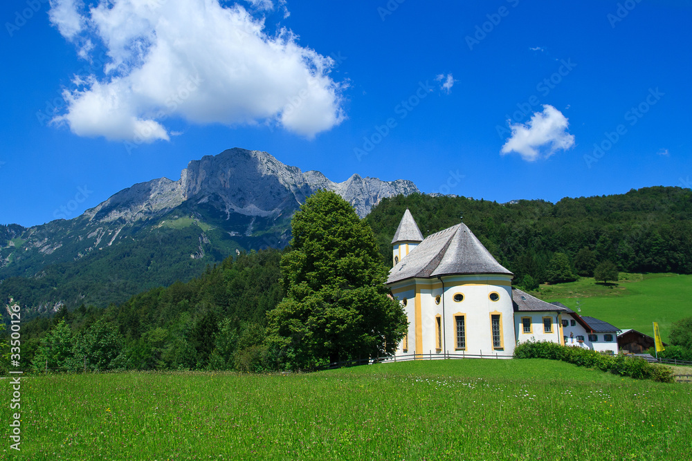 Kirche Ettenberg, Berchtesgadener Land, Bayern Kirche Ettenberg, Berchtesgadener Land, Bayern