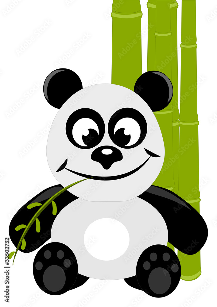 Naklejka premium Panda