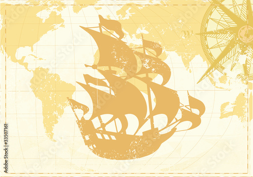 Vintage word map