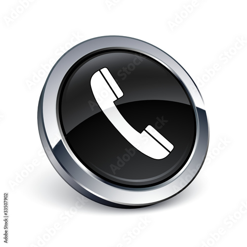 icône bouton internet téléphone