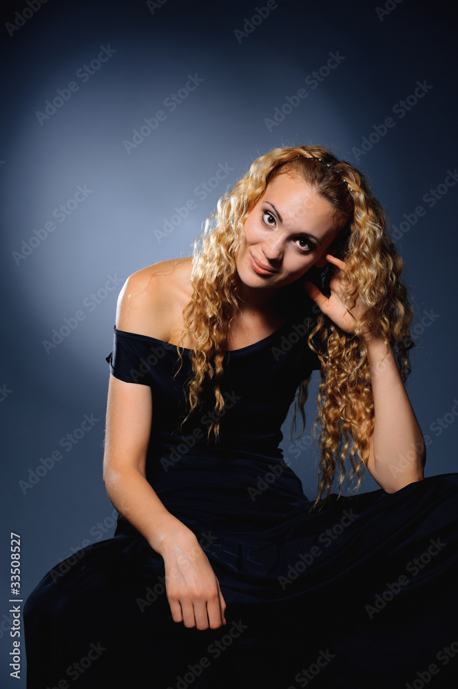 Sensual Woman in black Sensual Woman in black