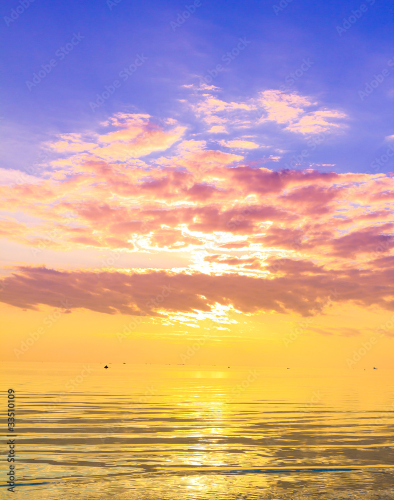 Obraz premium Horizon Gold Panorama