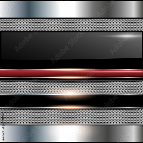Abstract background metallic black.