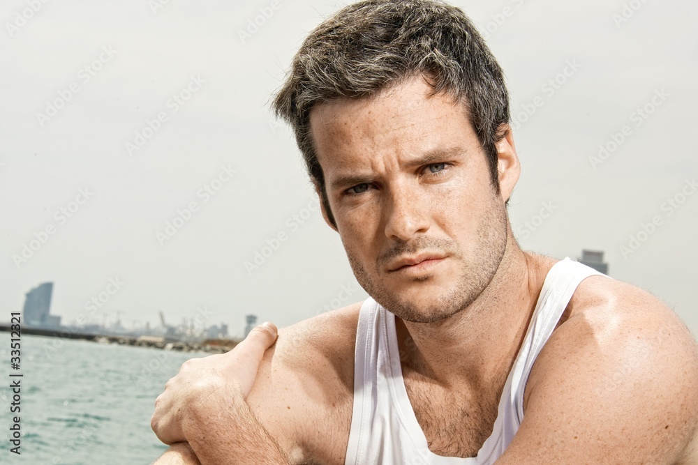 Handdsome man portrait Handdsome man portrait