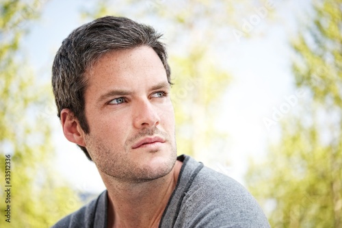 Handsome man portrait