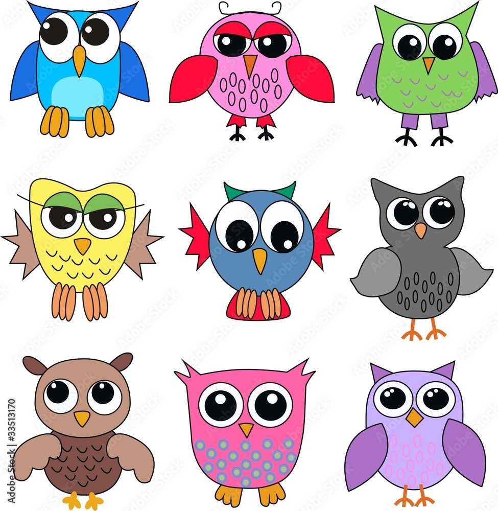 Fototapeta premium owls