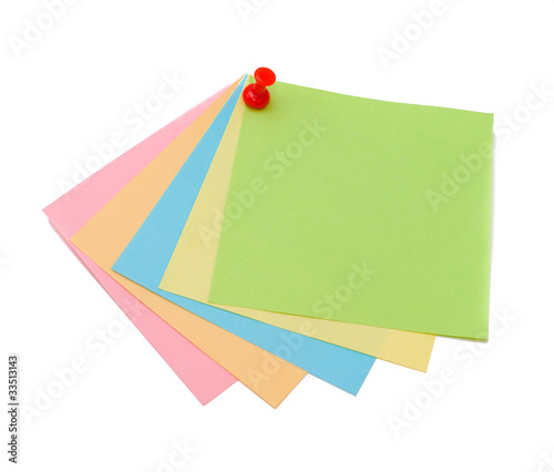 Color stickers and pins