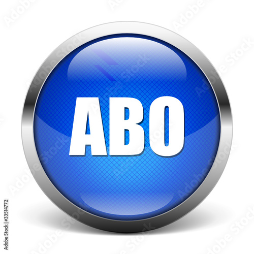 blue ABO icon