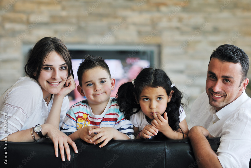 Obraz premium young family at home