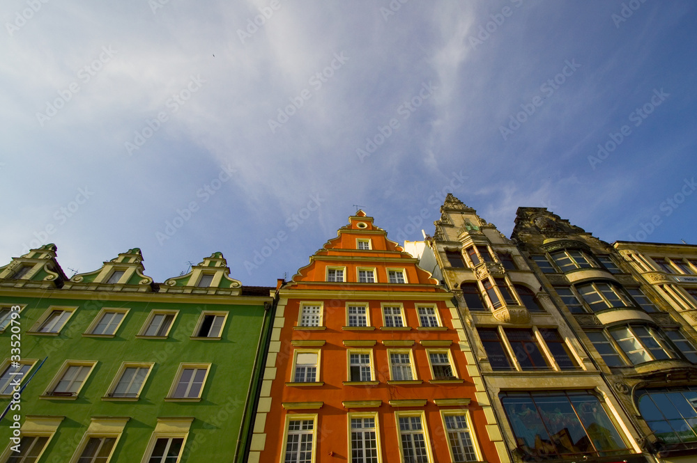 Fototapeta premium Rynek - Breslau - Polen