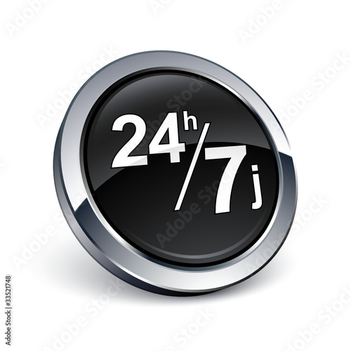 icône bouton internet 24h/7j livraison