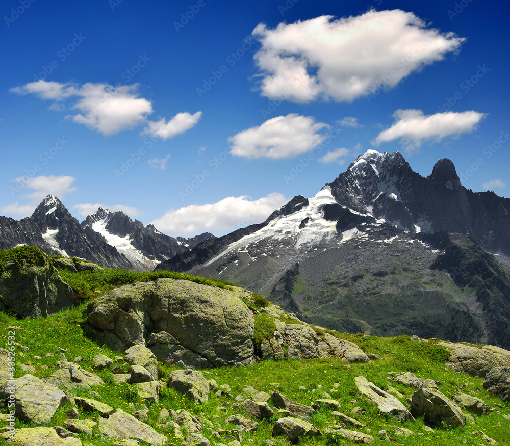 View of the Savoy Alps-Europe