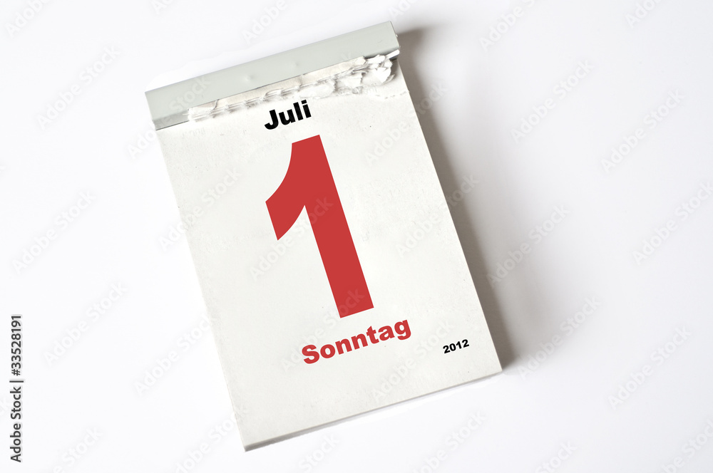 1. Juli 2012 1. Juli 2012