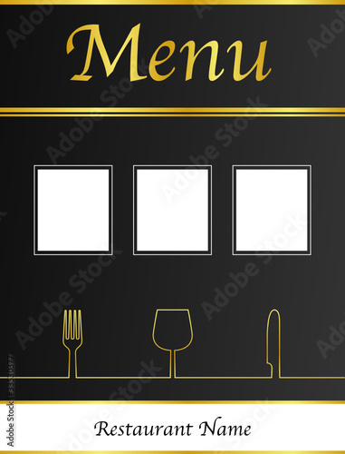 menu 5 (black & gold)