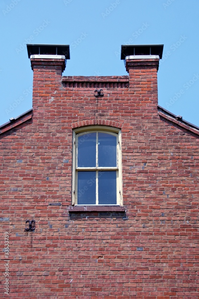 Second story window