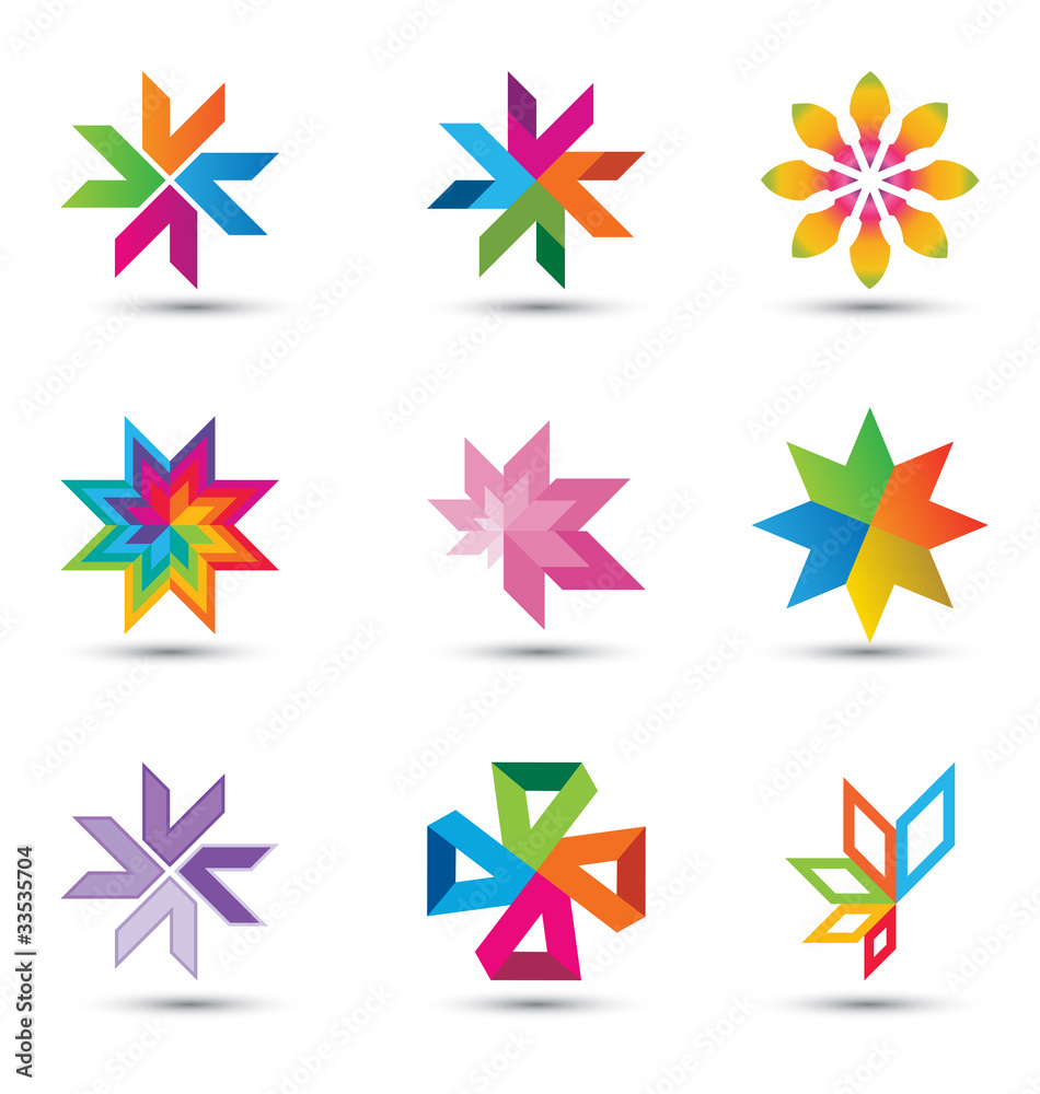 Corporate design element set Corporate design element set