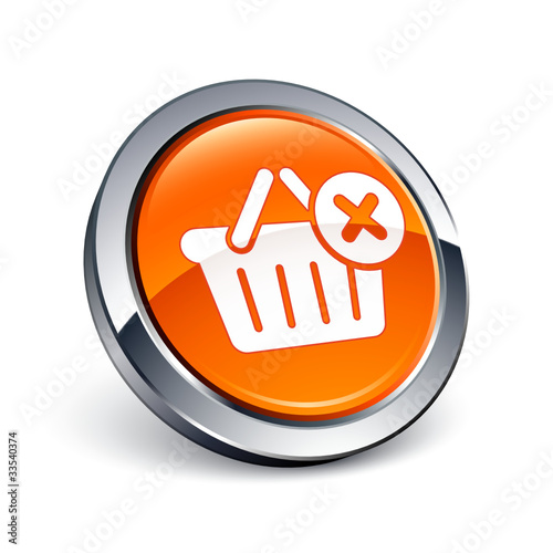 icône bouton internet panier