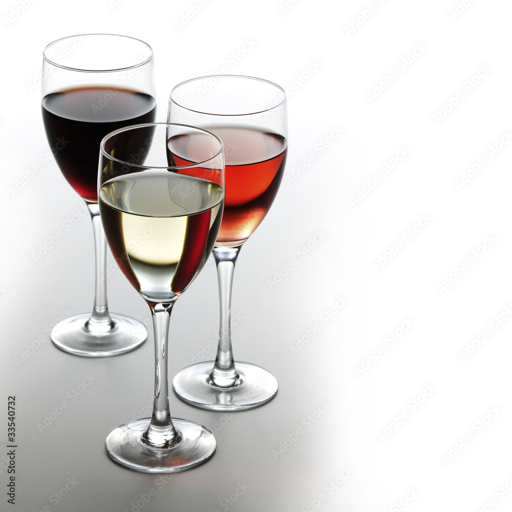 Three glass of wine Three glass of wine
