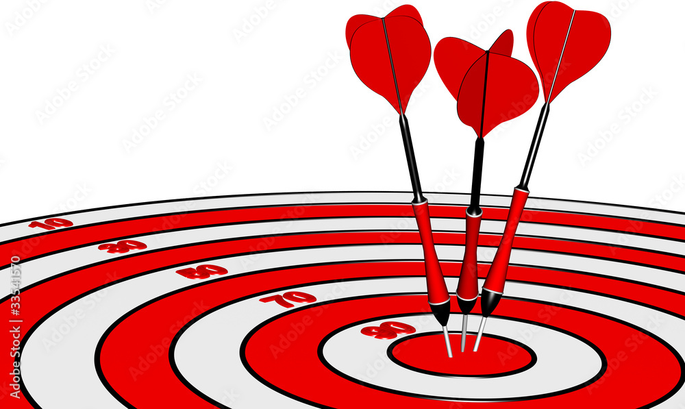 Hit the bull's-eye Hit the bull's-eye