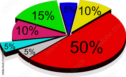 Diagramme From Segments. Vector