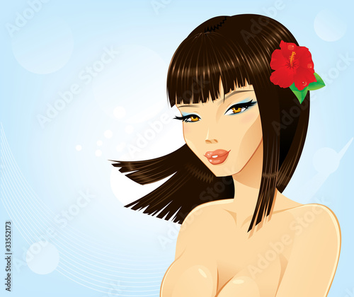 Spa beauty ( brunette )