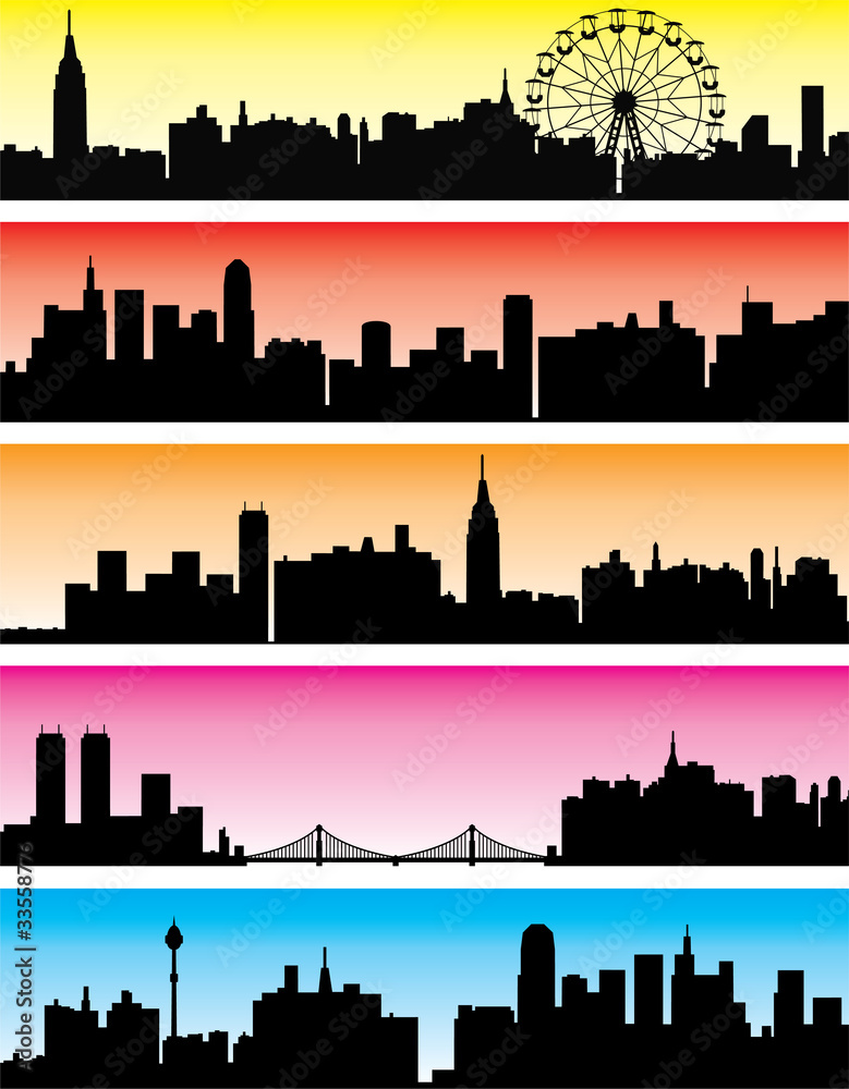 vector city backgrounds