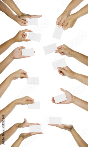 Images Of Hand Giving Namecard