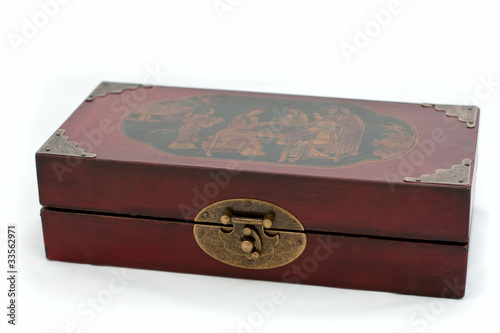 old Chinese chess box photo