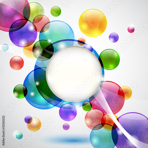 Sfondo con bolle - Bubbles background