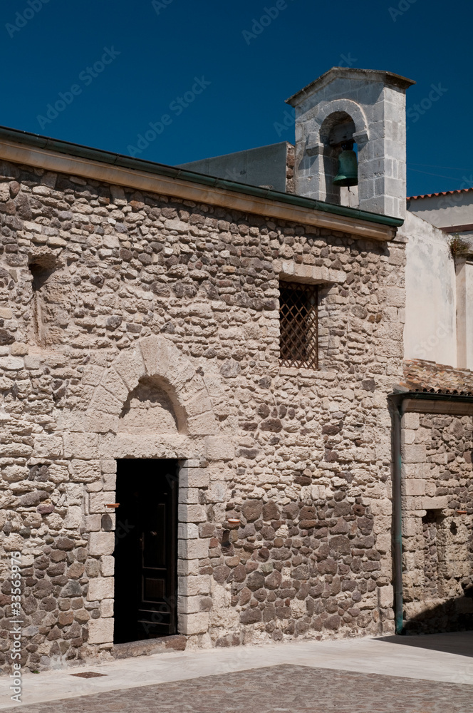 Sardinia, Italy: Sant'Antonio Abate cathedral in Castelsardo