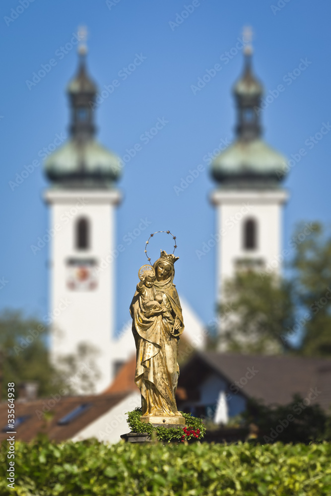 Obraz premium Maria Statue Tutzing