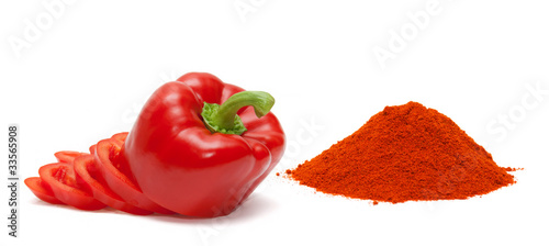 Cut and ground red pepper