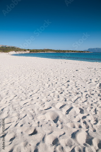 Sardinia  Italy  Golfo Aranci  Spiaggia Bianca  white beach .