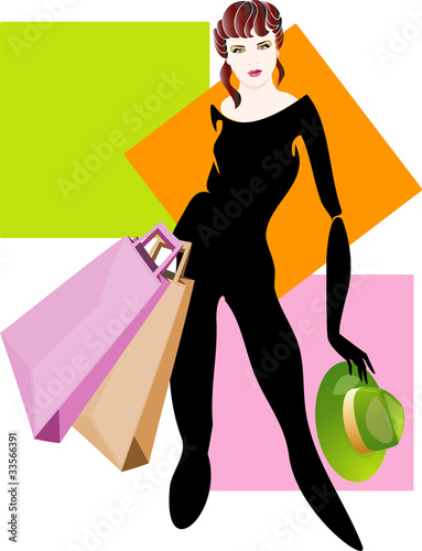 shopping woman