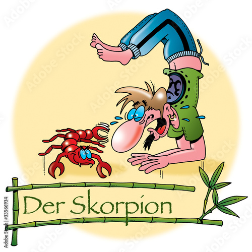 Hatha Yoga Asanas: Der Skorpion photo