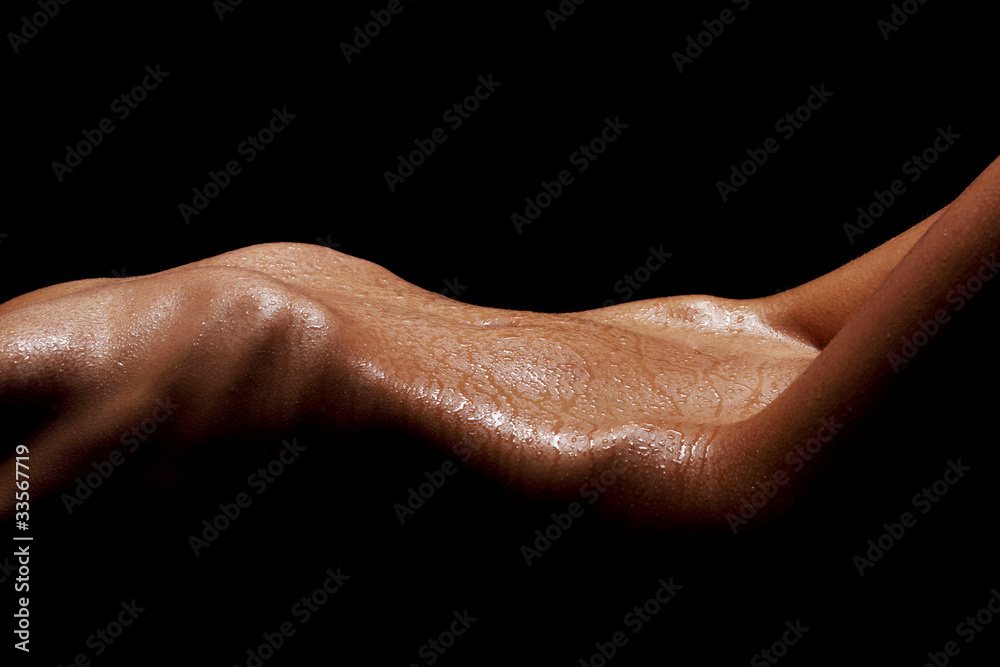 Naklejka premium Naked body