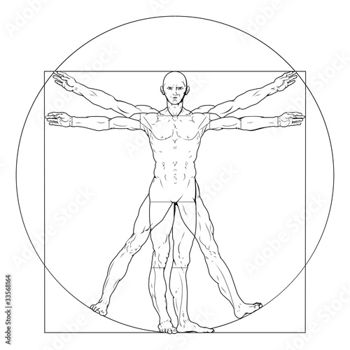 Vitruvian man photo