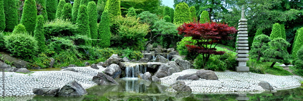 Obraz premium Ogród japoński