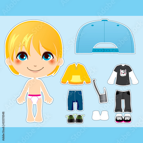 Blond Fashion Boy