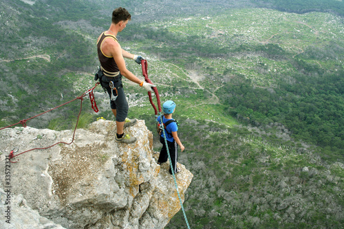 Jump to rope.Shaan Kaya Crimea. photo